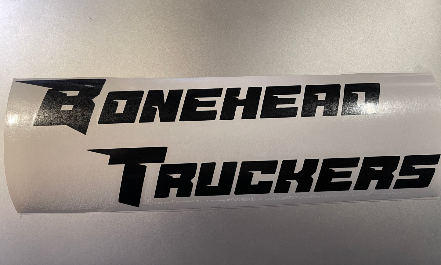 11.5" x 4" Bonehead Truckers Black