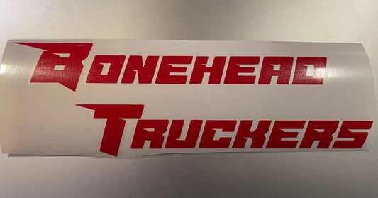 11.5" x 4" Bonehead Truckers Red